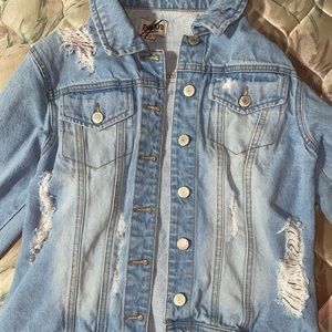 ripped jean jacket